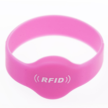 NS02 Round head RFID silicone wristband